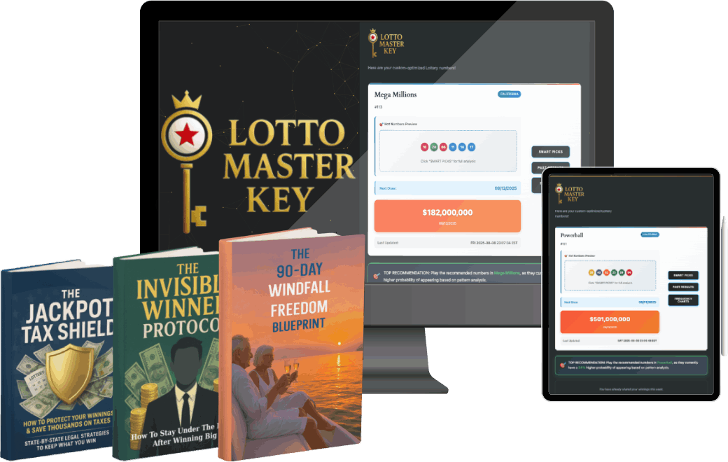 Lotto Master Key checkout page